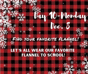 See what each day holds in store for Lincoln School during our countdown to Christmas Break! | Lincoln Elementary School, Morton, IL