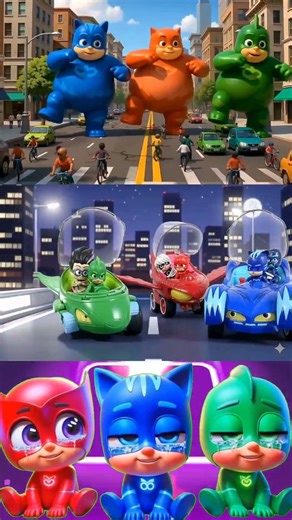 PJ Masks - Owlette 🆚 Gekko 🆚 Owlette 🆚 Gekko X Dance Song Tiles Hop EDM Rush #shorts