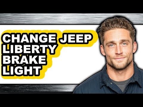 How To Change Jeep Liberty Brake Light - Step By Step