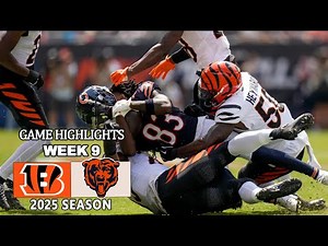 Bears vs Bengals Game Highlights| NFL 2025 Season | NFL Today| NFL HIGHLIGHTS TODAY