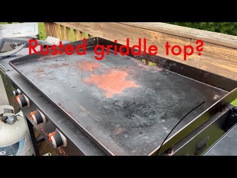 How to restore a rusted griddle!