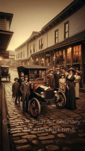 The first time car were built for ordinary people.