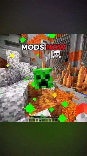 Minecraft mods now vs then #minecraft #shorts