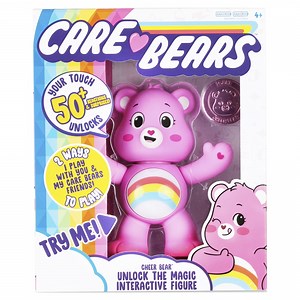 Care Bears - 5" Interactive Figure - Cheer Bear - 50 Reactions & Surprises! - Ages 4
