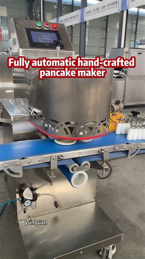 Fully automatic hand-crafted pancake maker with adjustable thickness#pancake maker