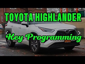 Programming Key for 2019 Highlander