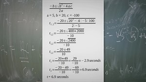 Up and down motion in free fall problems and solutions
