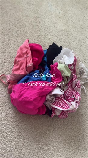 Thrift Haul: Tank Top Edition Review