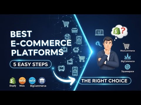 Best E-commerce Platforms for Beginners | 5 Easy Steps to Start Your Online Store