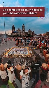 Gran Danza Monumental Mexica en el Zócalo de la ciudad de México. 🤩 #DanzaMexica #danzaazteca #DanzaPrehispánica #México | Vive el Folklore