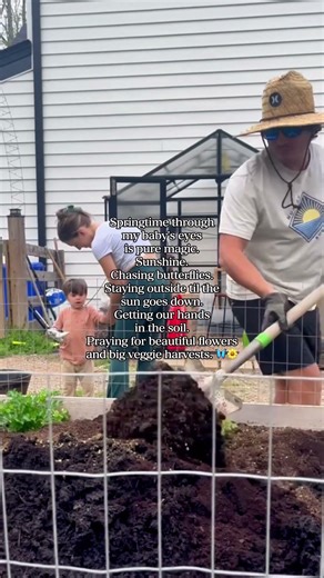 feels like all the good stuff ☀️ #springtime #gardening #momlife