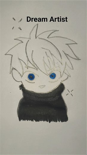 CHIBI GOJO Dream Artist #anime #jujutsukaisen #gojo #animeedit #gojosatoruedit #trending #art #yt