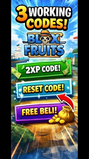 Working codes for blox fruits part 2 #roblox #fyp #bloxfruits help me reach 10k views