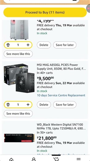 best pc build for gaming long-term use 32 ram rtx 5070 under 2,40,000