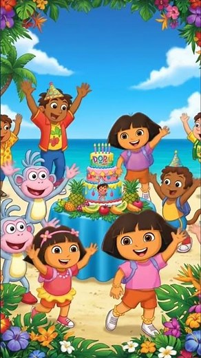Dora’s birthday #dora #dreamscreenai
