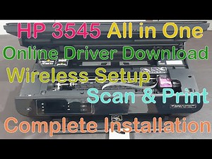 HP 3545 Printer Complete Installation Procedure | Online Driver Download | Wireless Setup | Part 2