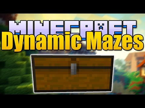 Minecraft DYNAMIC MAZES Mod - Randomly Generated Mazes! (Minecraft v1.7.10 Mod Spotlight)