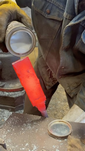 Harty Locomotive Works Ltd. | Forging a set of Damascus steel butcher knives, or maybe you’d just call them kitchen knives for cutting meat. www.ethanharty.com... | Instagram