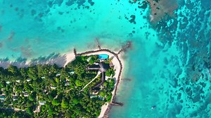 Private Denis Island in the Seychelles | Premium Stock Video Footage