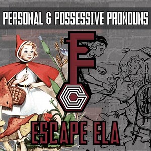 Personal & Possessive Pronouns Escape Room Activity - Printable & Digital Game