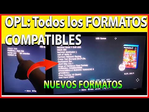 💥OPL PS2 🔴TODOS LOS FORMATOS COMPATIBLES ✨nuevos formatos