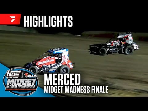 𝑯𝑰𝑮𝑯𝑳𝑰𝑮𝑯𝑻𝑺: USAC NOS Energy Drink National Midgets | Merced Speedway Race #2 | November 24, 2024