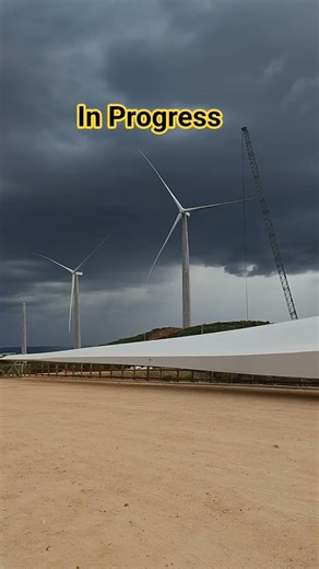 Parque Eólico em Construção
