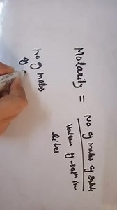 Example 1) Calculate the molarity and normality of a solution c... | Filo