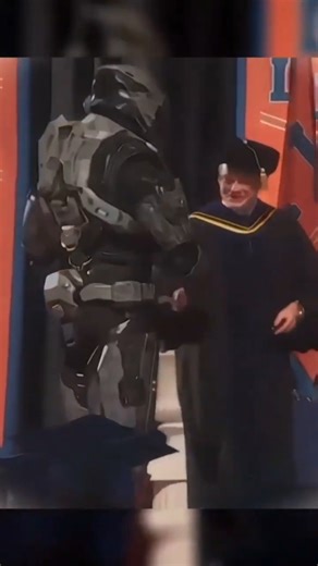 Master Chief🗿 in graduation 🎓 Day.... #masterchief #masterchiefcovenant #halo #haloinfinite #aura