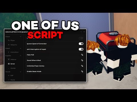 [FREE] One of Us Script | Auto Complete Generator, Speed, Kill All, Role ESP | PC & MOBILE