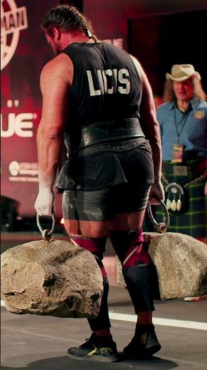 Highlights From The Dinnie Stone Carry | 2024 Arnold Strongman Classic