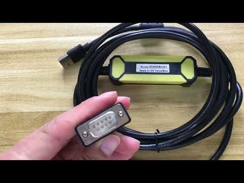 USB-IC200CBL001 GE VersaMax PLC Programming Cable USB to DB9 Male
