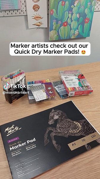 Get Vibrant and Smudge-Free Artwork with Our Quick Dry Marker Pad