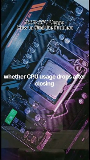 100% CPU Usage — How to Find the Problem #shorts