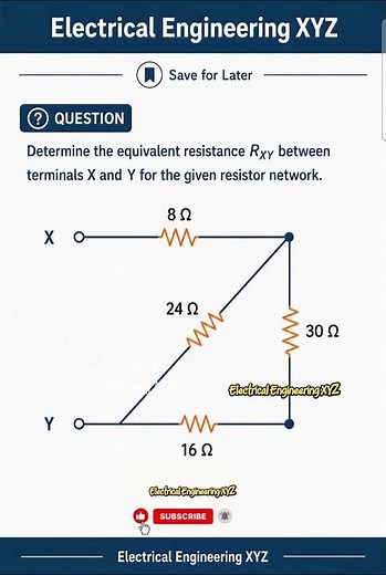 Equivalent resistance network problem #circuits #equivalentresistance