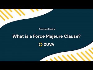 What is a Force Majeure Clause? | Contract Central