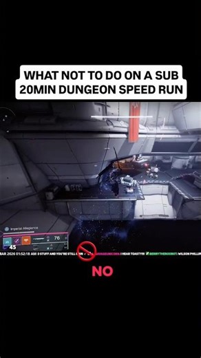 Never Eager Edge During a Speed Run! #destiny2