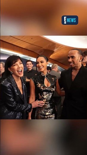 Kim Kardashian, Lewis Hamilton, Kris Jenner & Law Roach at the Lucas Museum of Narrative Art Gala. 😍