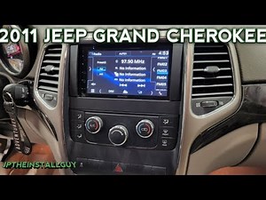 2011 jeep grand Cherokee radio removal replacement and install
