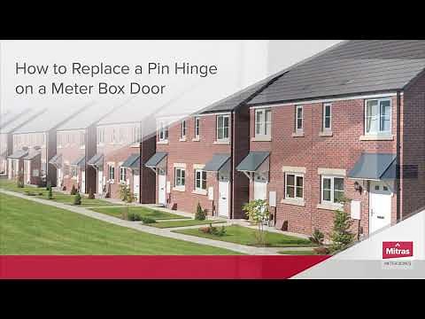 HOW TO | Replace a Pin Hinge on a Meter Box Door | Product Installation | Mitras™ Meterboxes