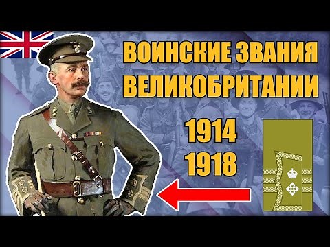 British Empire Army in World War I: Ranks and Insignia