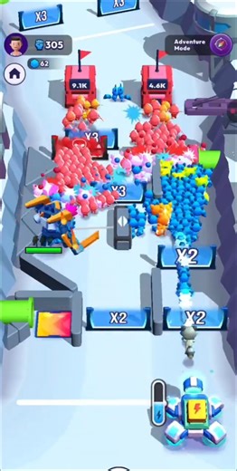 Blue Pandas can't handle the speedy Ninjas !! #shorts #shortsfeed #trendingshorts #gaming #gameplay