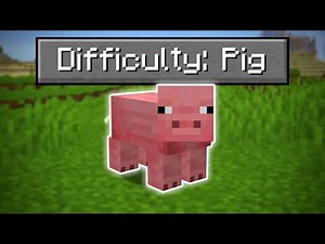 Beating Minecraft as a PIG!