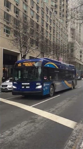 MTA Bus in action “M7” and “M5” in action
