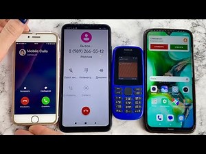 Crazy Call Old Nokia 105 vs Redmi Note 8 vs Redmi 9C vs iPhone 7/ Series 30+ vs iOS vs Android
