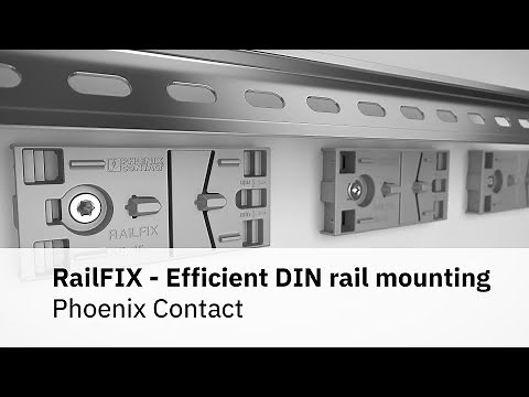 RailFIX - Efficient DIN rail mounting
