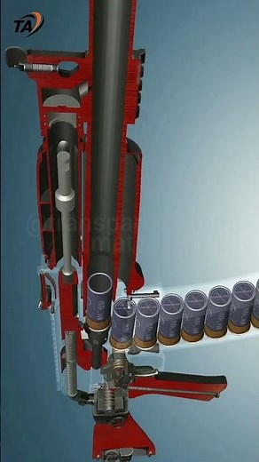 How a Saiga-12K Shotgun Works | Slow Motion CGI