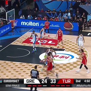 Ercan Osmani with the most points (28 PTS) by a Turkish player in a knockout game in #EuroBasket history!  UNDEFEATED. BACK IN THE FINALS FOR THE FIRST TIME SINCE 2001. MAKING HISTORY.  Part 5 | Sayari EnTeng | Facebook