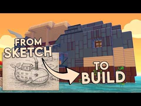 Recreating this ICONIC Wailord Ship in Pokopia!