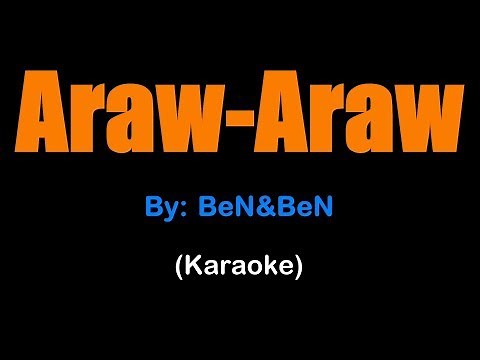 Ben&Ben - Araw-Araw (karaoke version)